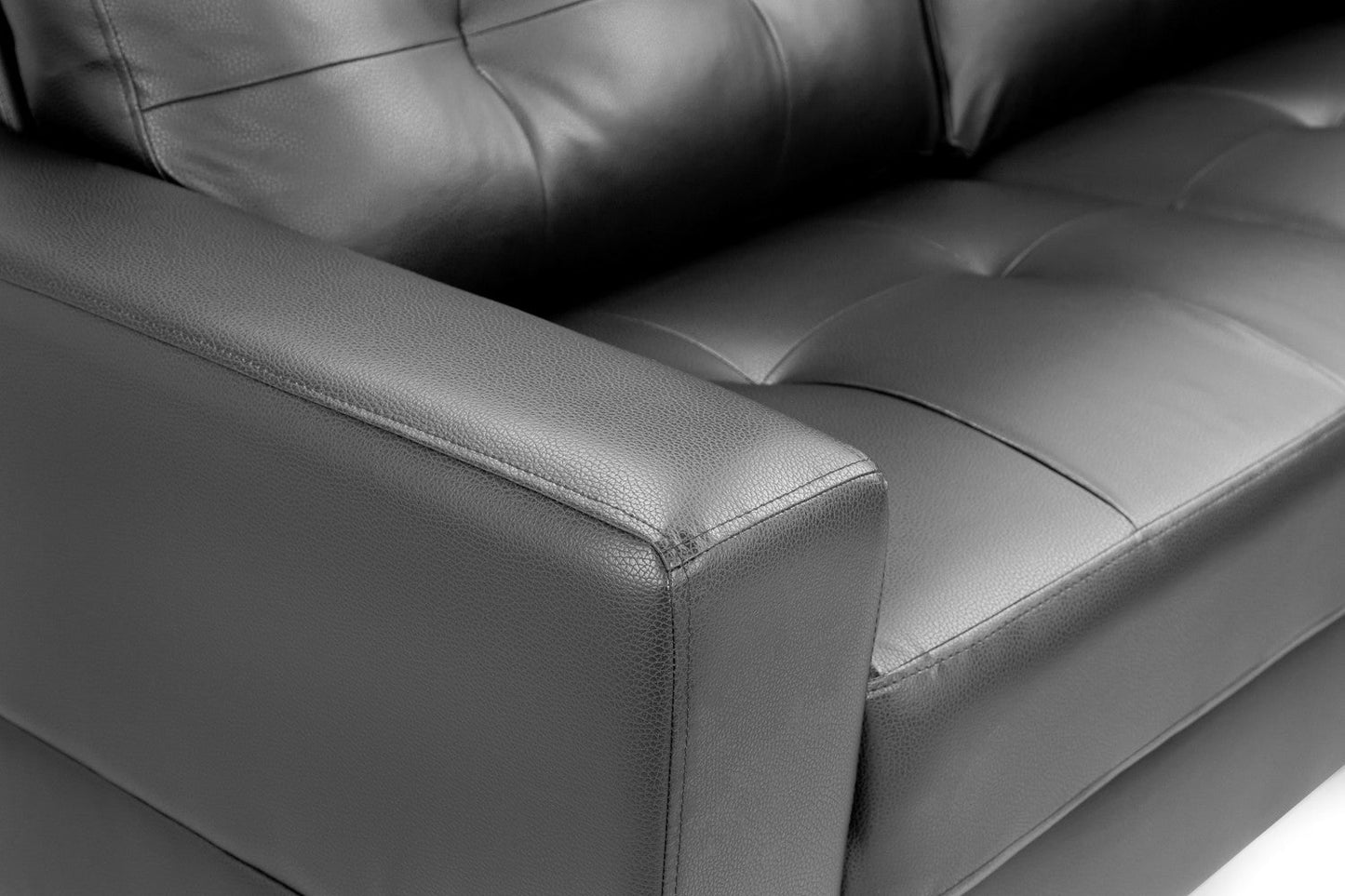 Jerry Sofa 3+2 Set Black/Grey