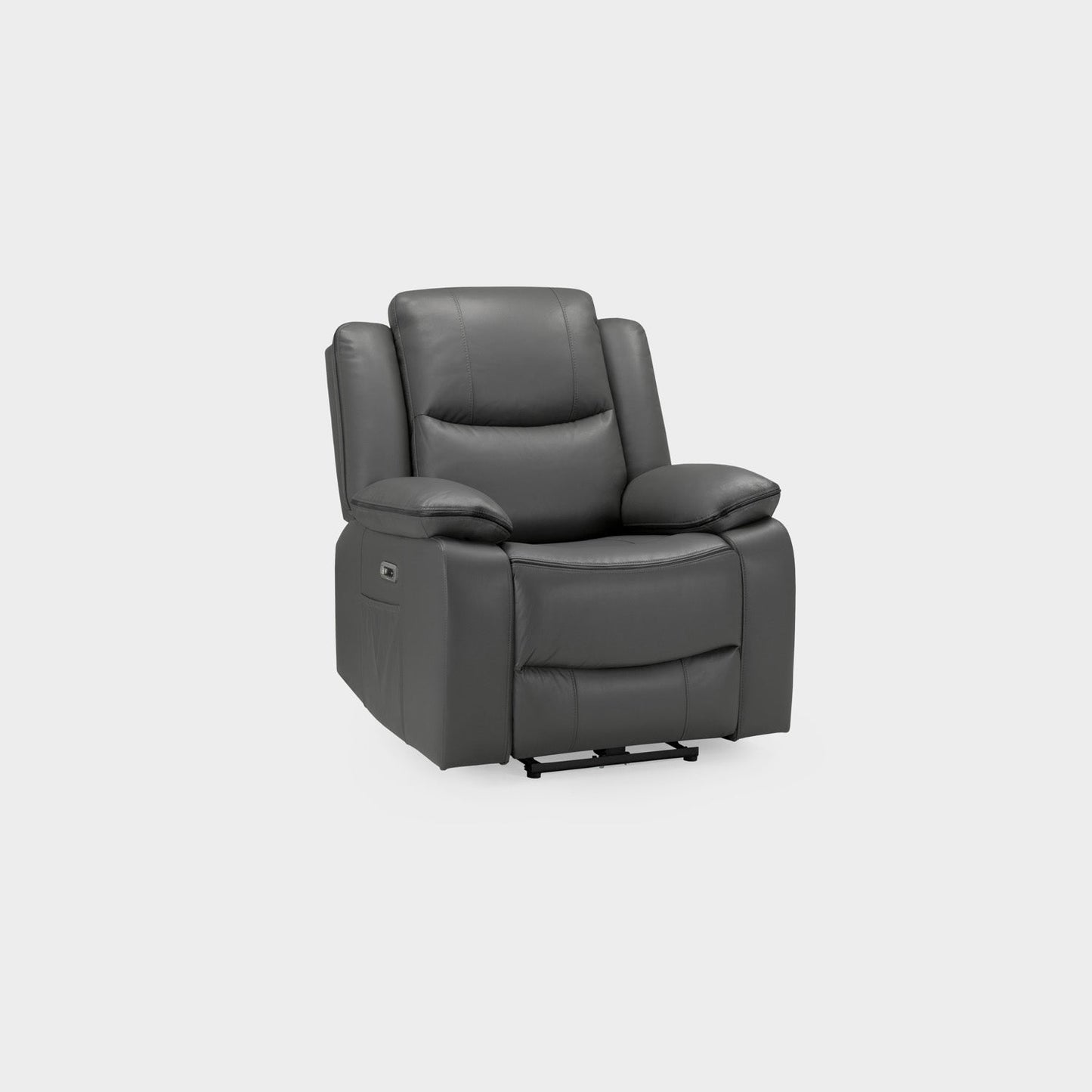 Harald Electric Recliner Sofa Black Armchair
