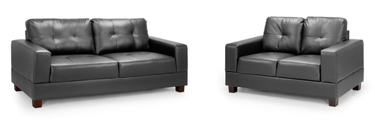 Jerry Sofa 3+2 Set Black/Grey